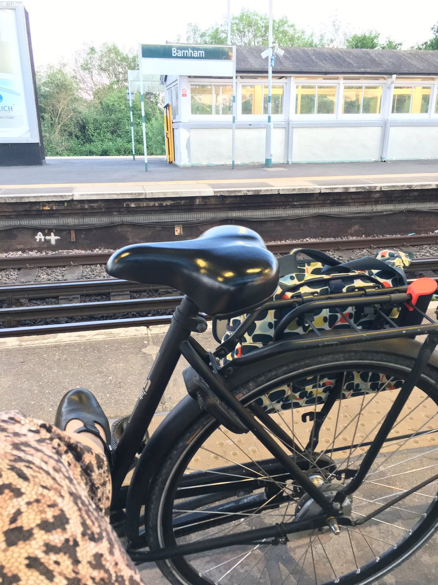 LydiaSchilbach's tweet photo. Doing the whole multimodal transport shebang this evening on the way back from the #BognorRegis #Community Board meeting. #sustainableliving #cycling https://t.co/4PRgllj11S