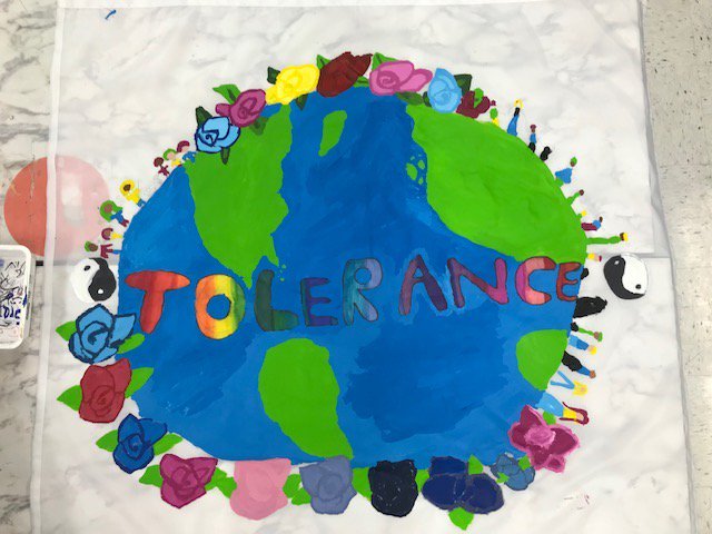 MacArtHendricks's tweet photo. Two more beautiful sails for the Ship of Tolerance. @ShipofTolerance @D23MacArthur @PHSD23 #d23mac https://t.co/LDIANE5xbF