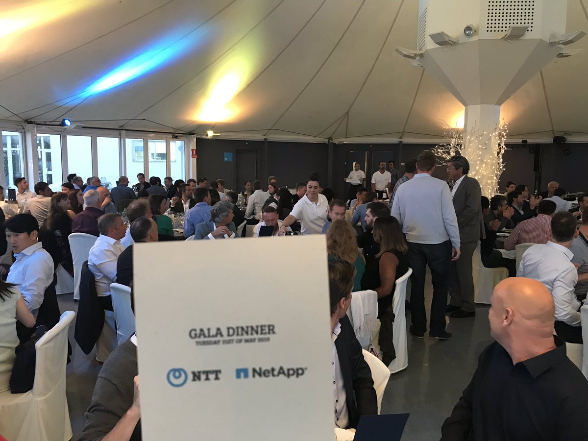 MartAtWork's tweet image. A pleasure to spend the evening celebrating with NTT’s SKO #ntt #netapp
