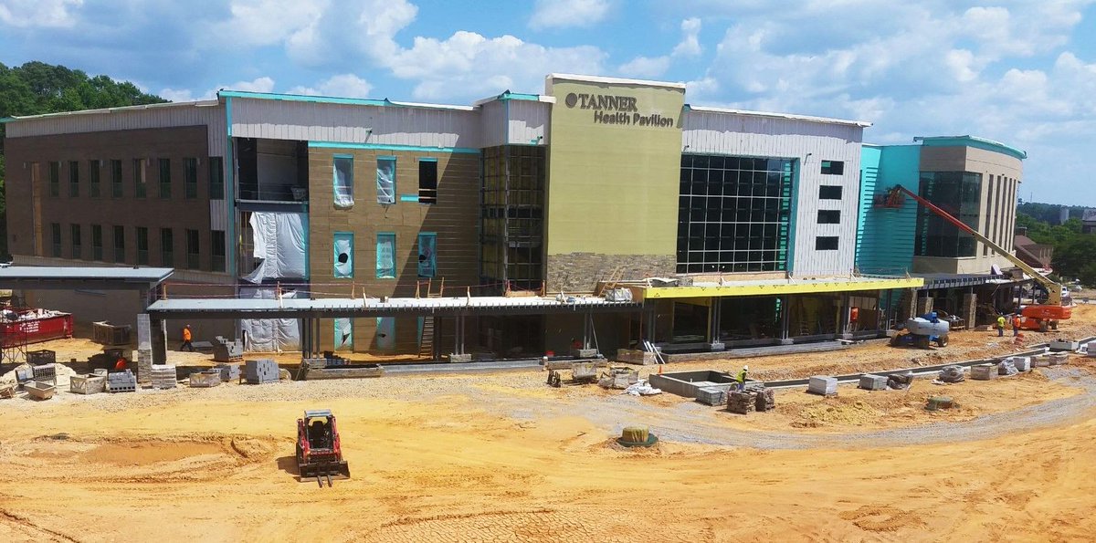 RALINassociates's tweet photo. The sun is shining in #Carrollton at the #Tanner #Medical Pavilion and Parking Deck job site☀️The team is making awesome #progress!
@TannerHealthSys #RALIN #RALINallin #RALINconstruction #PeopleFirst #TannerHealth #construction #healthcare #spring #Georgia #TannerTuesday https://t.co/2RhFPLuiEO