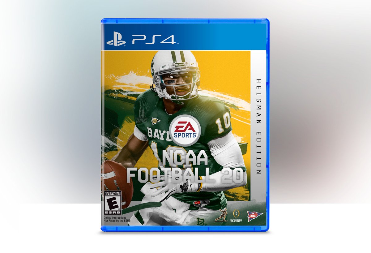CdGraffics's tweet photo. One of the most iconic stars of college football, @RGIII , graces my next custom cover for #NCAAFootball20 | @BUFootball #Heisman https://t.co/DpsJQCtxQV