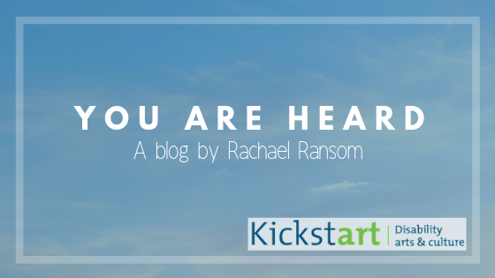 Kickstart_Arts's tweet photo. We are THRILLED to announce that we have officially launched our blog with the help of Rachael Ransom.
Rachael is a writer, filmmaker, singer/songwriter, blogger, wannabe boxer and cerebral palsy warrior. 
https://t.co/aibvW1Fj2W
#disabilityblog #disability #kickstartarts https://t.co/TJtBcWYS2P