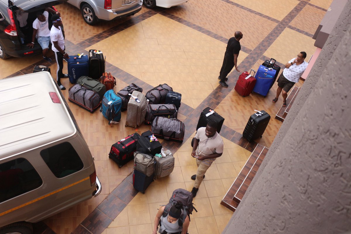 theGCMForg's tweet photo. GCMF trip to Ghana 2019. arrival at the hotel. we are pumped for this years trip and hope it all goes smoothly and without a hitch. #GCMF https://t.co/mx8CAs9brO