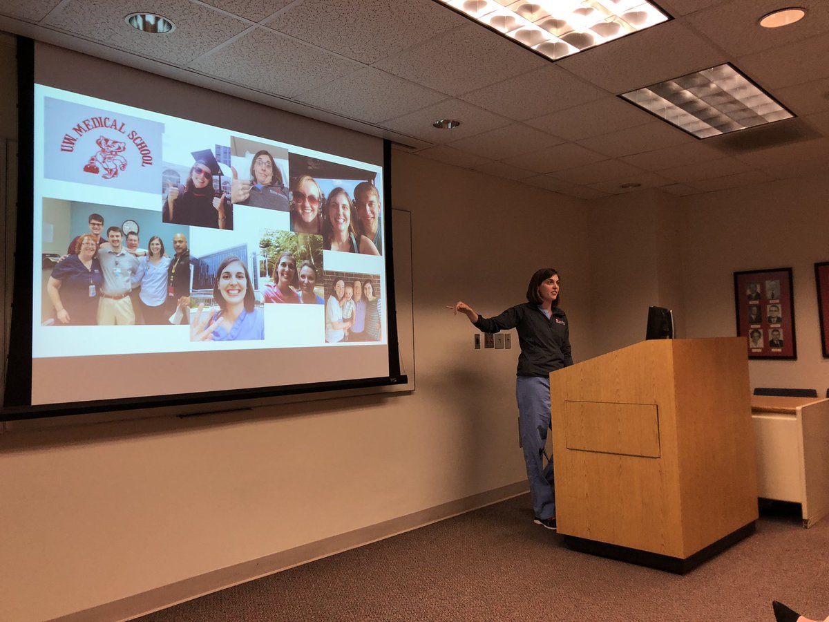 IUIntMed's tweet photo. Mary Erickson sharing her clinical (and life) wisdom!
5. Celebrate the victories.
6. Get outside- plant a garden, enjoy nature. Be part of something larger than yourself.
7. Keep the people you love in your corner.
#tipsfornewdocs #meded #residencypearls #iufamily #IUIM #IUMP 2/2 https://t.co/32ouXF8Drf