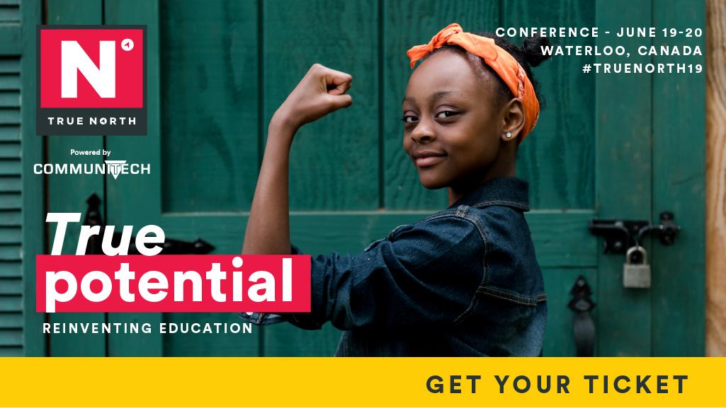 Communitech's tweet photo. • #TrueNorth19 is an opportunity to look beyond our individual experiences with tech and consider the ways we can work together to make smart collective decisions. Join us on June 19-20 as we examine how we can build a resilient workforce for the future. https://t.co/orxOVOz5dd https://t.co/LvghQA50U9