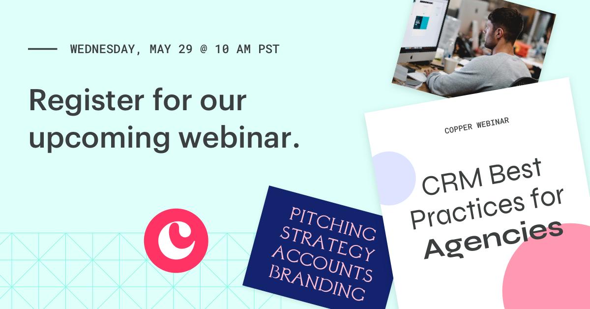 CopperInc's tweet image. Living the agency life? We hope you're not relying solely on spreadsheets. 😕

Let's talk it out next week over some ☕

#CopperWebinar: bit.ly/2X0huyK