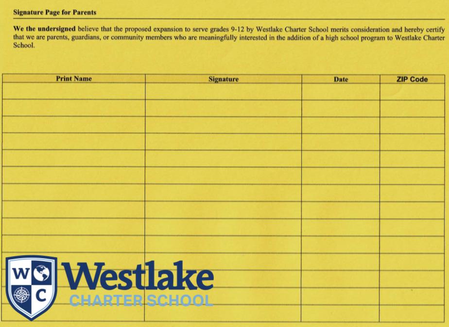 westlakecharter's tweet image. Tomorrow during Open House will be the LAST CHANCE for our community to sign a petition for Westlake Charter School to expand to 12th grade! Look out for the tables with yellow balloons throughout our campus. #BetterTogether #WcsPerseverance
