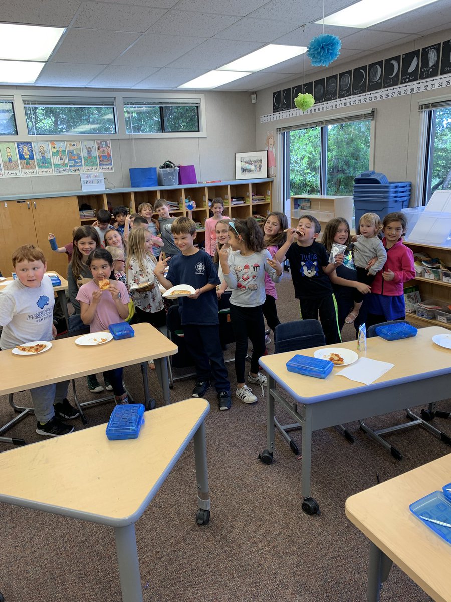 Thank you PTA for the pizza party!@pennpanthers @MrsLaw10