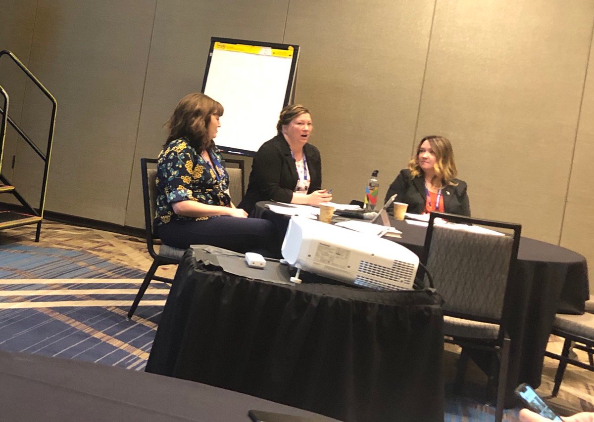 KyDCBS's tweet photo. @KyDCBS is at t/#APHSASummit19 this week! @jelyb1 was asked to present with a representative from Michigan child welfare and @4ChildWelfare on Family First financing. Deputy Comm. @ElizabethCaywo4, Chief of Staff @LesamDennis and @ChrisJohnsonGT discussed FFPSA w/other leaders. https://t.co/C9T8QaInfb