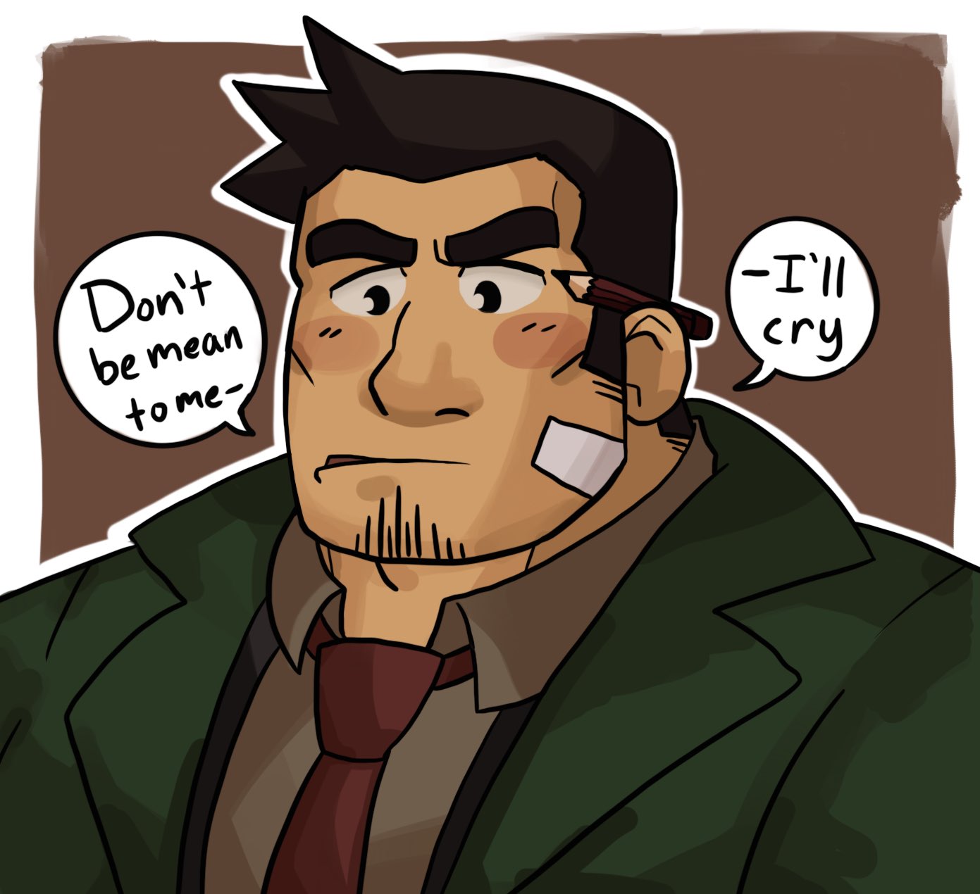 “I promised my 19 patrons dick

...gumshoe” .