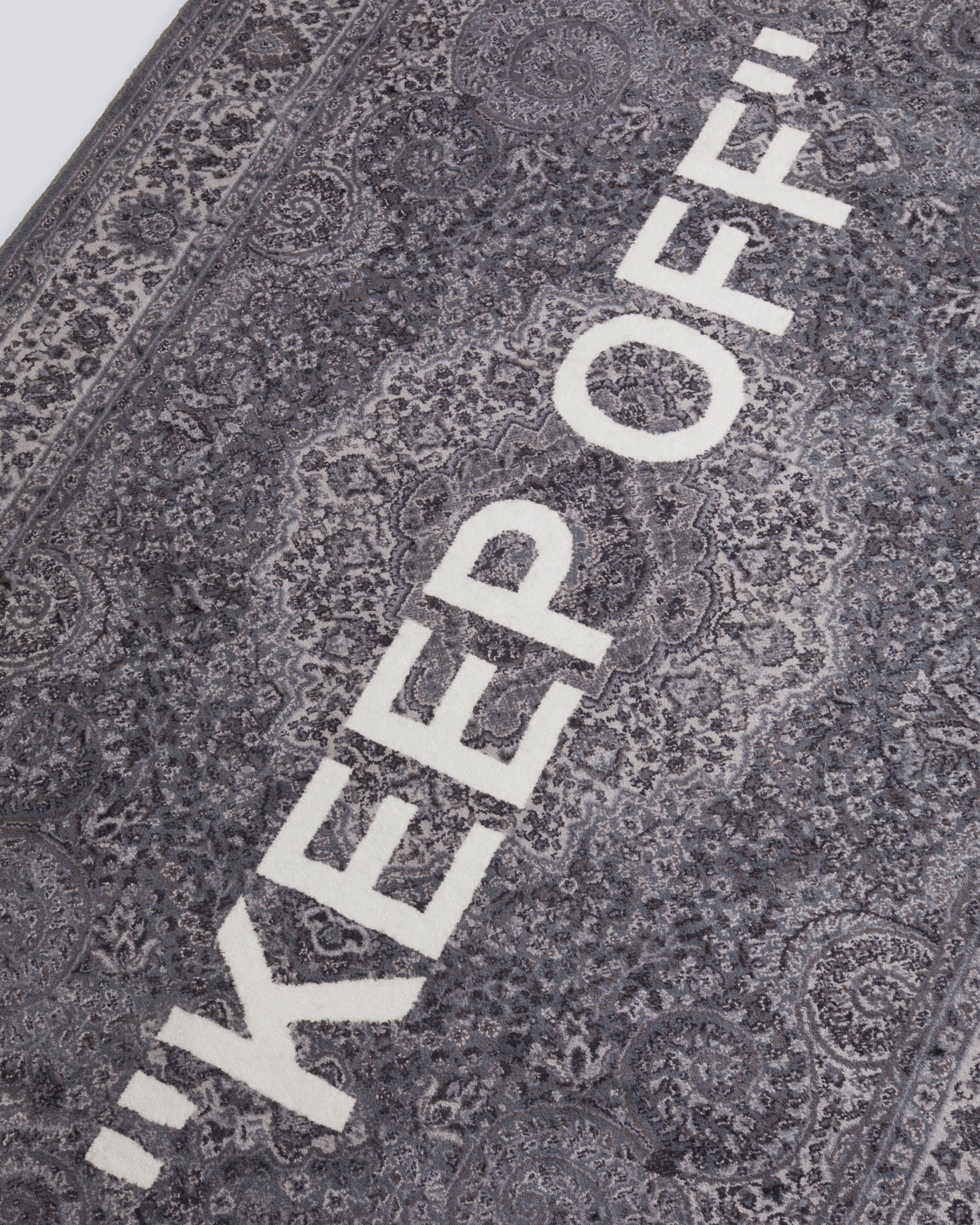 StockX on X: For viewing purposes only. As a part of the IKEA Art Event,  Virgil Abloh has collaborated with the Swedish-founded brand on the “KEEP  OFF” Rug. Shop the irony-inspired piece