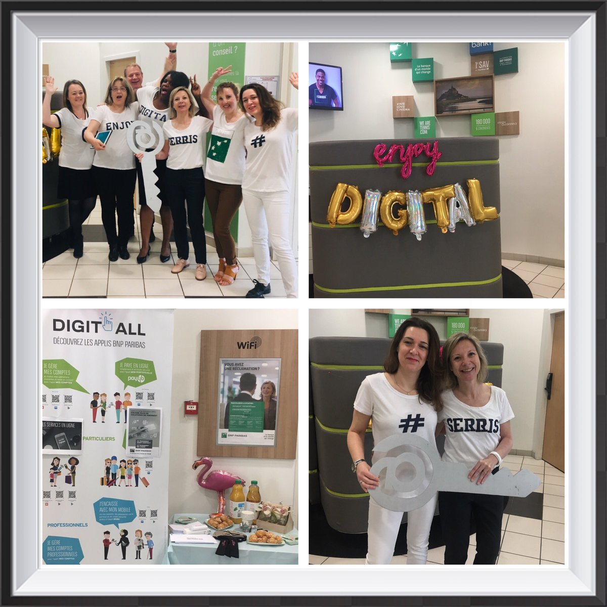 auboypatricia's tweet photo. Toute l’équipe de l’agence de Serris est à disposition de ses clients pour les accompagner au quotidien avec les solutions digitales Bnpparibas 📱#paylib #mescomptes #lacledigitale 🔑 https://t.co/Vv6bxxT6cx