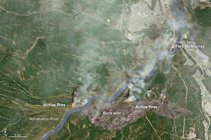 ElizahGar's tweet image. ⭕ #albertawildfire #Landsat. Productos de datos procesados a través de #ESA_SNAP
