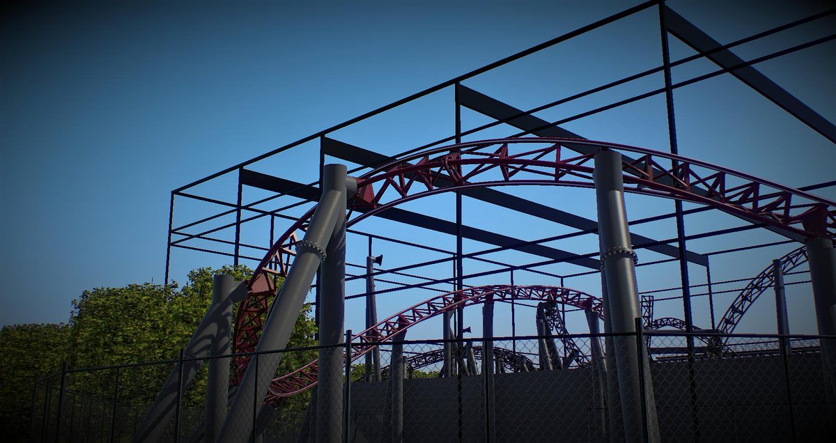RobinBoudewyns's tweet photo. Construction update: Iron man ride featuring the avengers (name of the ride coming soon ...)

 x Some of the twisty elements what definitely will take a punch x
@nolimitscoaster #Ironman #avengers #rollercoaster #starkexpo #mackrides #RBrides #triplelaunch #imagineering https://t.co/trstjz5aBv