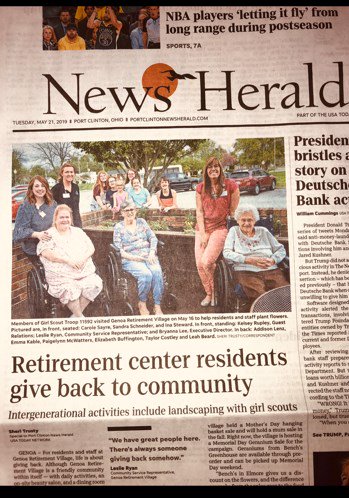 GenoaRetirement's tweet photo. HOT OFF THE PRESS!!! GRV made the front page!
check out our article in the News Harold by clicking the link below!

https://t.co/LlrM3tUWw4 https://t.co/D4dHrWPKRq
