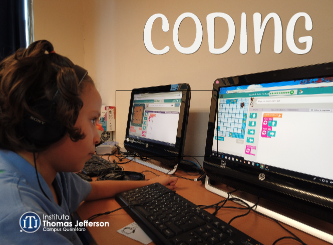 ITJqro's tweet photo. Esta mañana tuvimos la semifinal del concurso de Coding donde 28 alumnos de Elementary completaron retos bajo tiempo para pasar a la gran final de mañana. !Felicidades a todos los participantes! #Scratch #Coding #CSforAll https://t.co/whUy1QmtXt