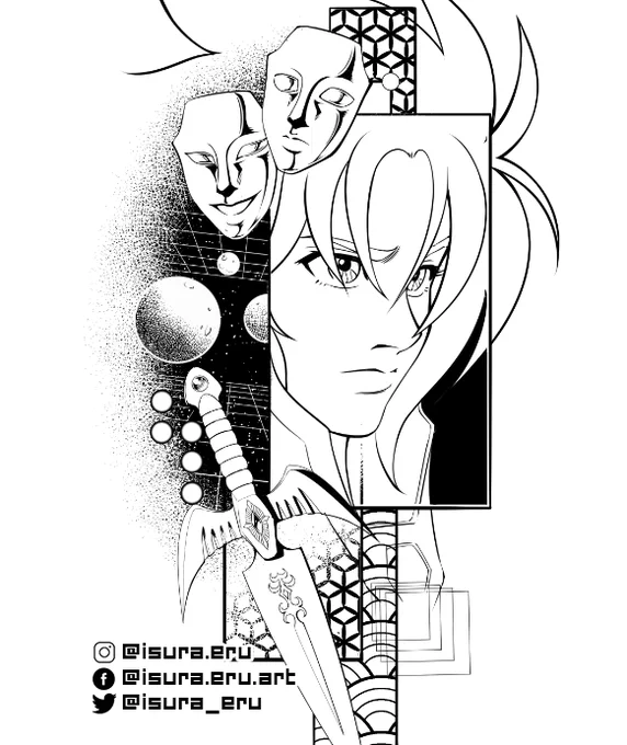 Commissioned work #聖闘士星矢 #SaintSeiya #Tattoo 
.
.
@Arthelp_esp @ConoceArtistas @Ayuda_artista 