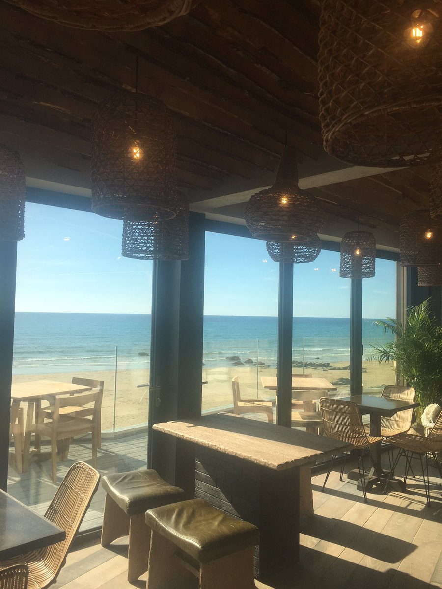 Tried &amp; tested: Watchful Mary, The wall, Watergate Bay. It’s a 👍 from us.  That view! No Green flash though 💚