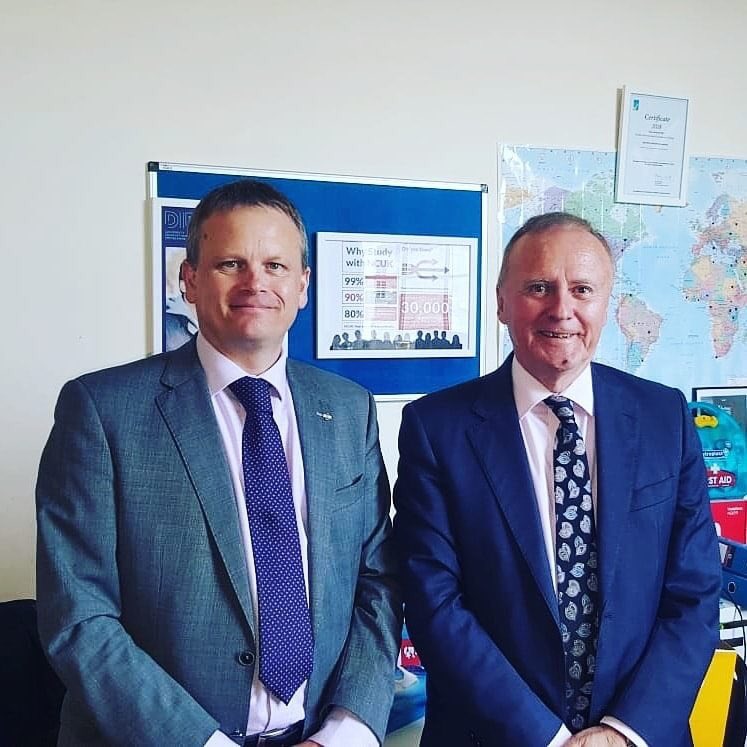 DifcCollege's tweet photo. Very privileged to welcome Dr Malcolm Butler, VP Global Engagement for @sheffielduni today.
Great to be working closely with @NCUKTogether partners to offer exciting new pathways for international students.
#DIFCIreland #Morethanapathway #Sheffield #Top100 #NCUK #StudyAbroad https://t.co/bu7YYISJ6W
