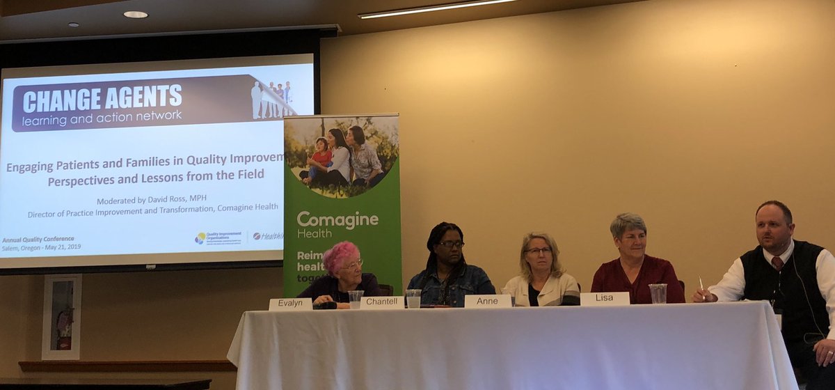 #ChangeAgentsLAN, Salem, Oregon: patient advisors, advocates, PFE coordinators share on engaging patients, families in improving care