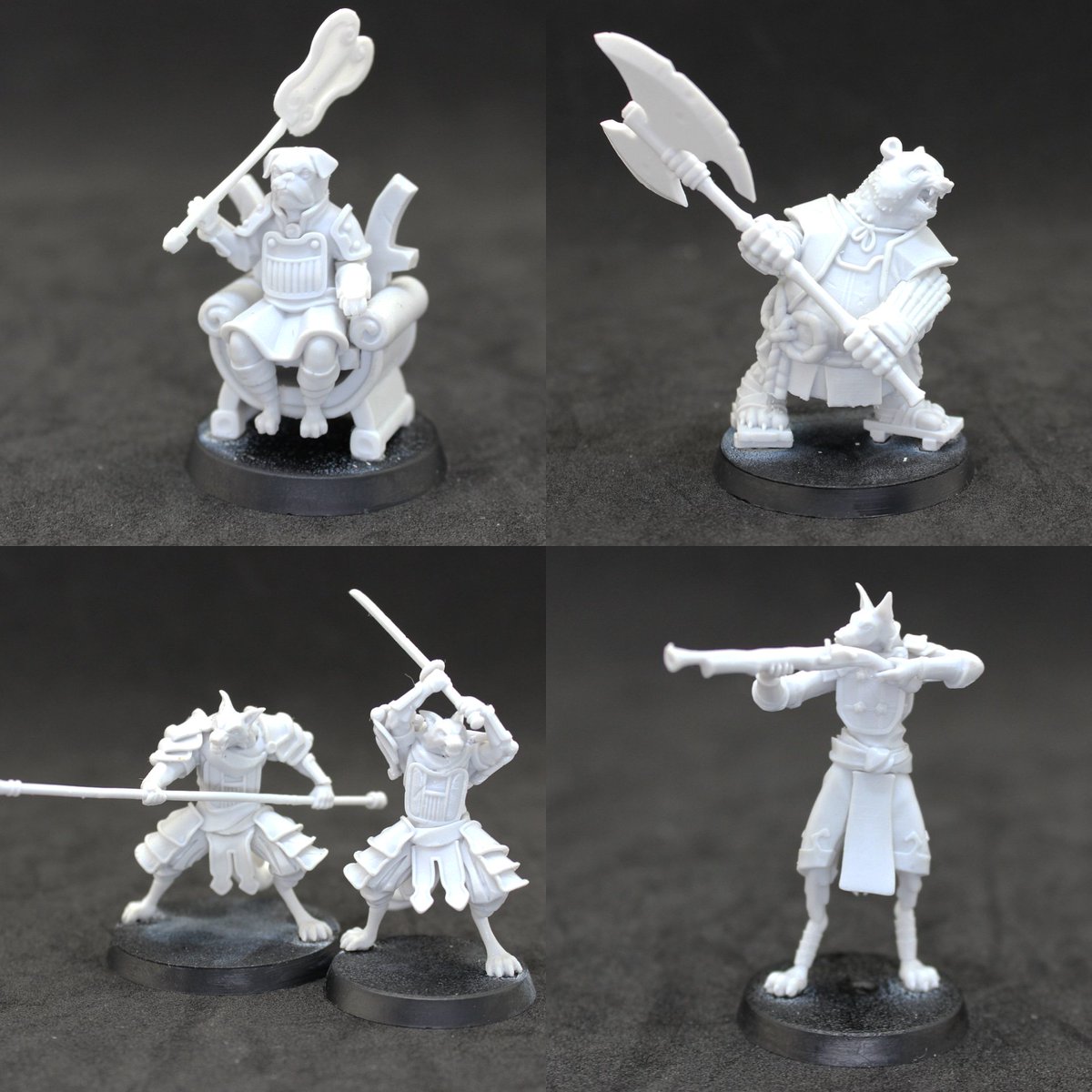 UlfsarkGames's tweet photo. The Wafuto Clans march to war, in Taiyō Dynasties -
The Wildest Samurai Skirmish Miniatures Game!

Check out our #Kickstarter! 
https://t.co/1FH8b0aswi

#tabletopgames
#tabletopgaming #wargaming #BoardGames #anthro #miniatures https://t.co/PmS30hfdPA