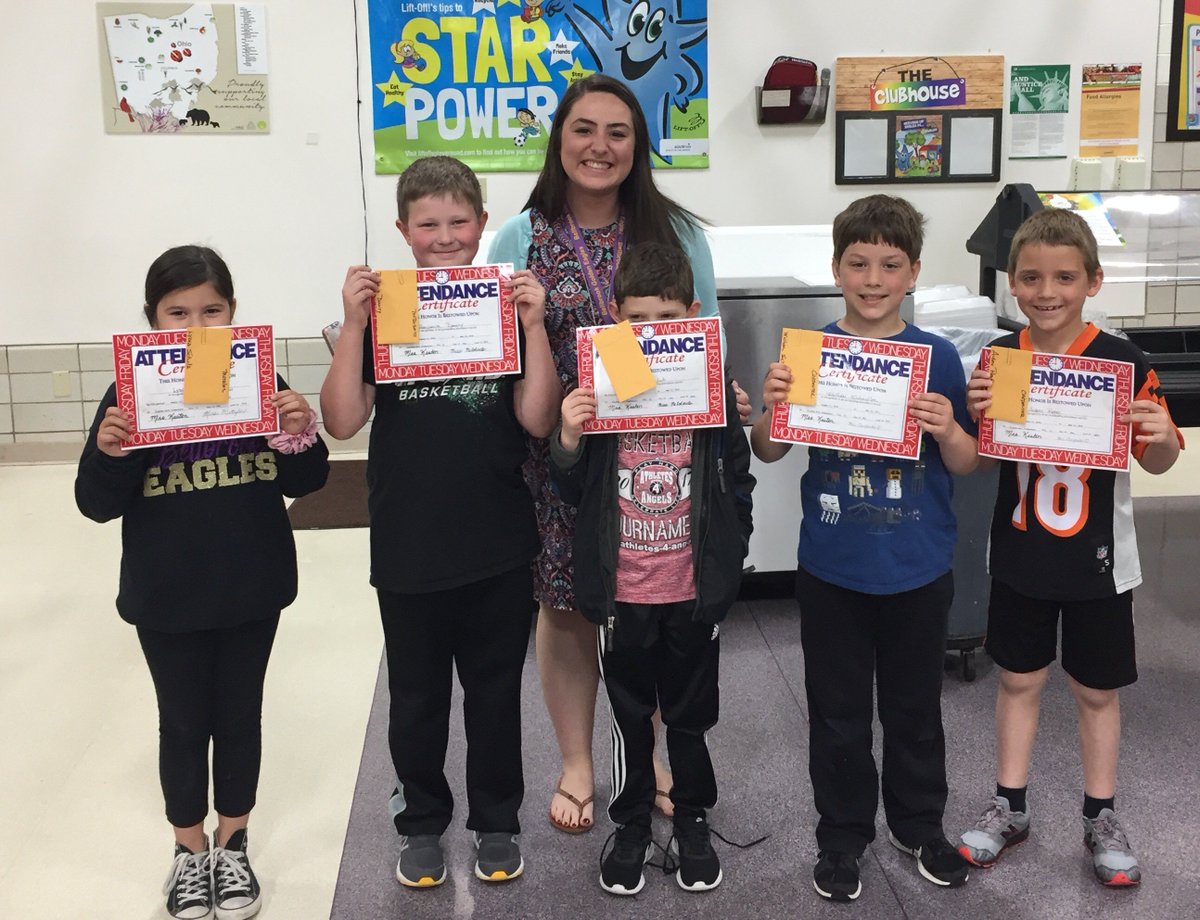 BellbrookSBE's tweet photo. Congratulation to these 5 students for earning PERFECT ATTENDANCE in 2nd-grade!  Graduating class of 2029.  Also, way to go Miss McRoberts for her PERFECT ATTENDANCE! https://t.co/s4oH2IK6G6