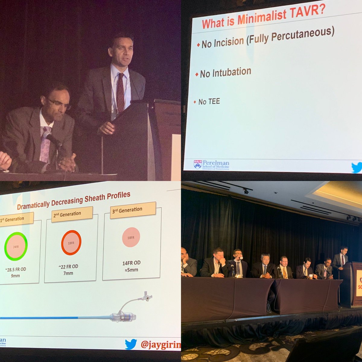 jtsaxon's tweet image. Dr Jay Giri @jaygirimd making the case for minimalist TAVF.  Fantastic structural track this year at @scai #SCAI2019 

@akcmahi @willsuh76 @drdevireddy