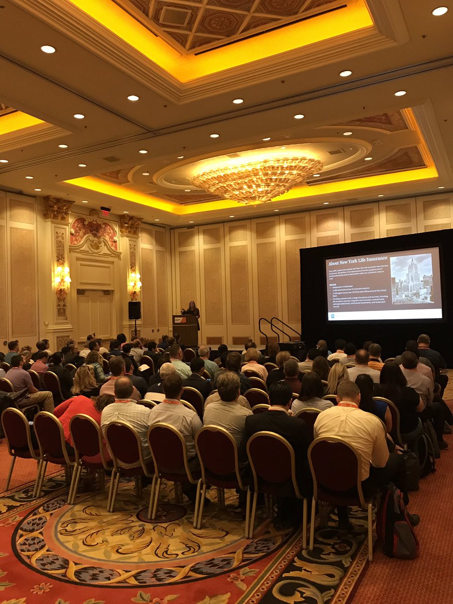 ThomasBrence's tweet photo. Another sell out crowd here at #INFA19 to learn about the #DataGovernance journey at New York Life. I’ve loved getting to hear about their framework, how they’ve measured success and how they’ve automated to scale their program across their enterprise. #dataquality #DataCatalog https://t.co/YDMPKntVpC