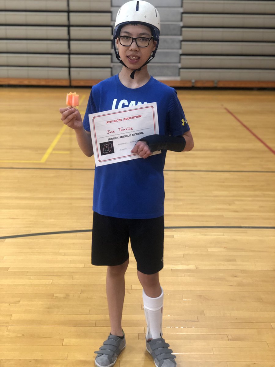TigersPe's tweet photo. Congratulations to JT on earning excellence in the #PhysicalEducation classroom award for outstanding effort and participation on a daily basis. #GreatPlaceToMove https://t.co/cXaU7b6QVN