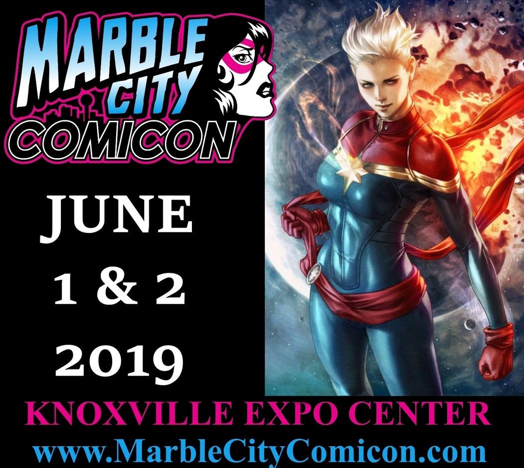 DigitalCAPS's tweet photo. Just received an email announcing mine &amp; Marie's next #TwoWeekInk show, #MarbleCityComicCon in Knoxville, TN, has been POSTPONED, but no new date was mentioned. It was originally scheduled for June 1-2, the weekend after next 🤬

https://t.co/HKkFJaPSfZ https://t.co/i3k6RTBIHf