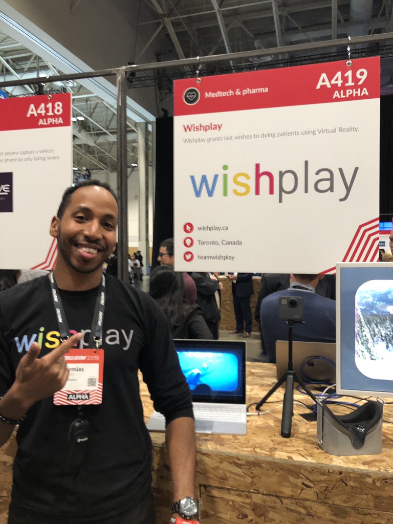 GJarrosson's tweet photo. Something refreshingly impactful #Collision2019 @teamwishplay https://t.co/n7OH19drJU
