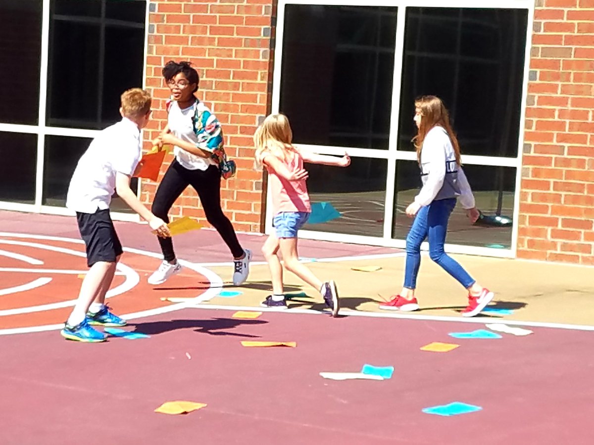 AshlyHaigh's tweet photo. Playing "Steal the Bacon" as a fun and active way to review math for testing this week! @CatawbaTrail @RichlandTwo @CSample2 https://t.co/Lb5tDZDa2t