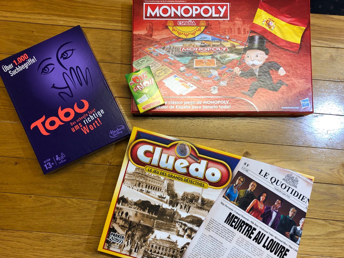 Great fun had tonight playing board games in foreign languages at MFL Soc. Thanks to Miss Sharman for organising!