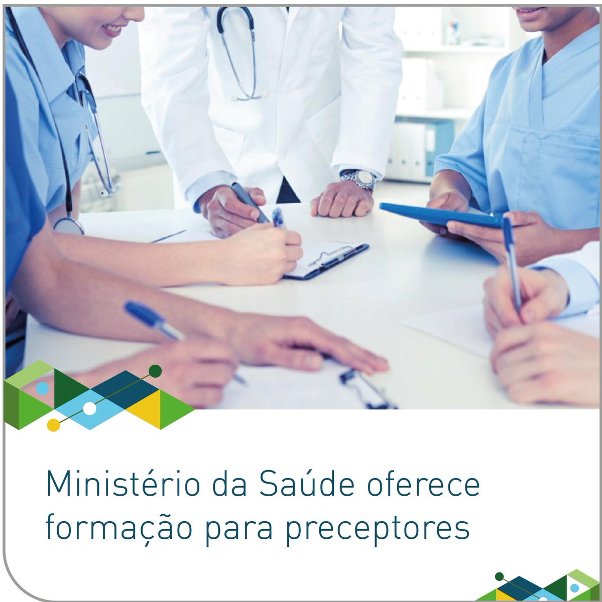 SGTES_MS's tweet photo. Foi publicado o edital que oferece formação para preceptores. Serão oferecidas 500 vagas para os profissionais médicos que exerçam a atividade de preceptoria nos Programas de Residência em Medicina Geral de Família e Comunidade (PRMGFC). Saiba mais: https://t.co/PXYhFAejCy https://t.co/B0mvdphHVr