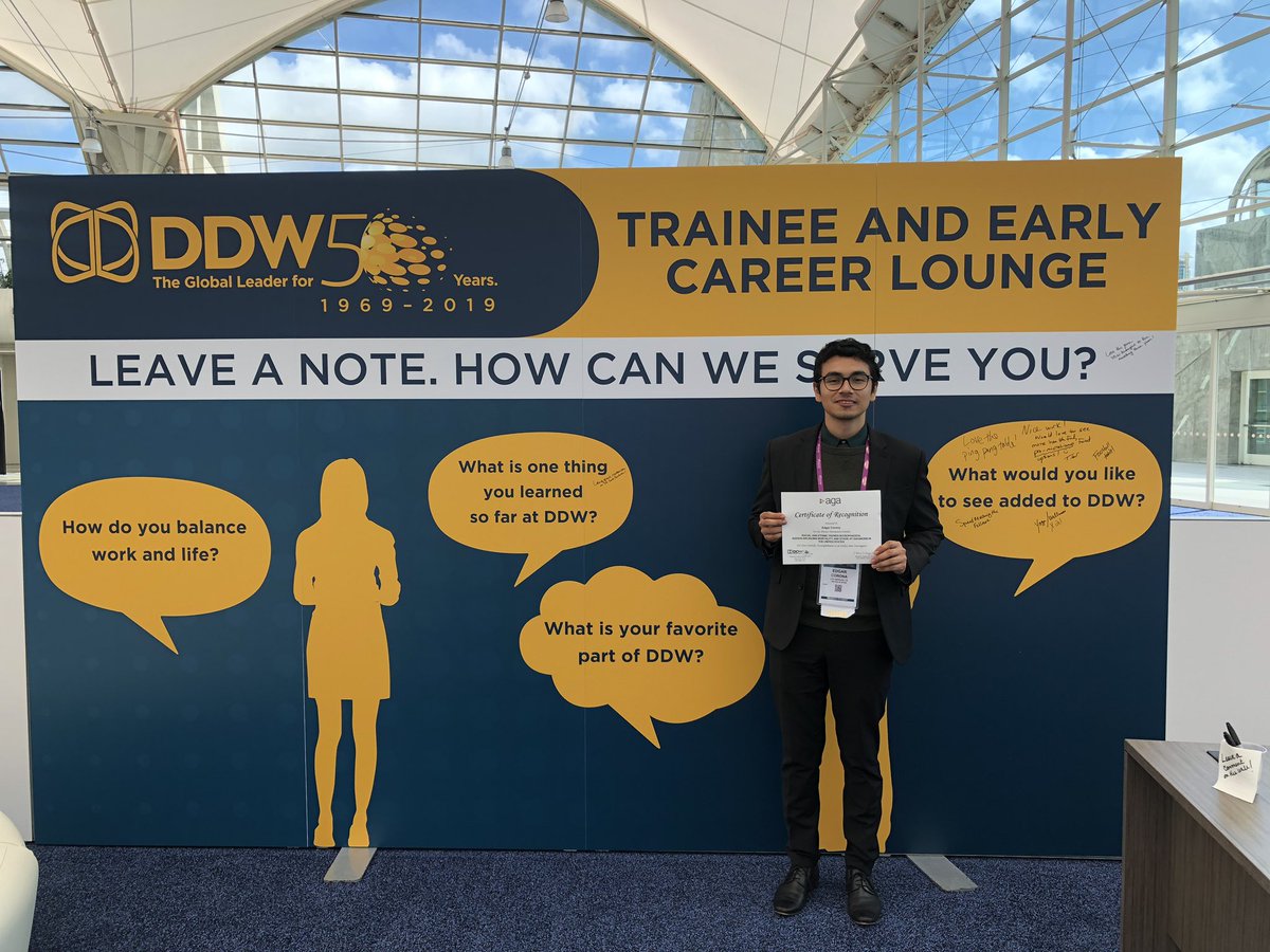 drfolamay's tweet image. Oh and have to acknowledge @DDWMeeting this year for all the incredible signage around the conference hall! Clearly purposeful and enjoyed by all! (as seen below) #ddw19 #conferencesignage @AmerGastroAssn @ASGEendoscopy @AASLDtweets