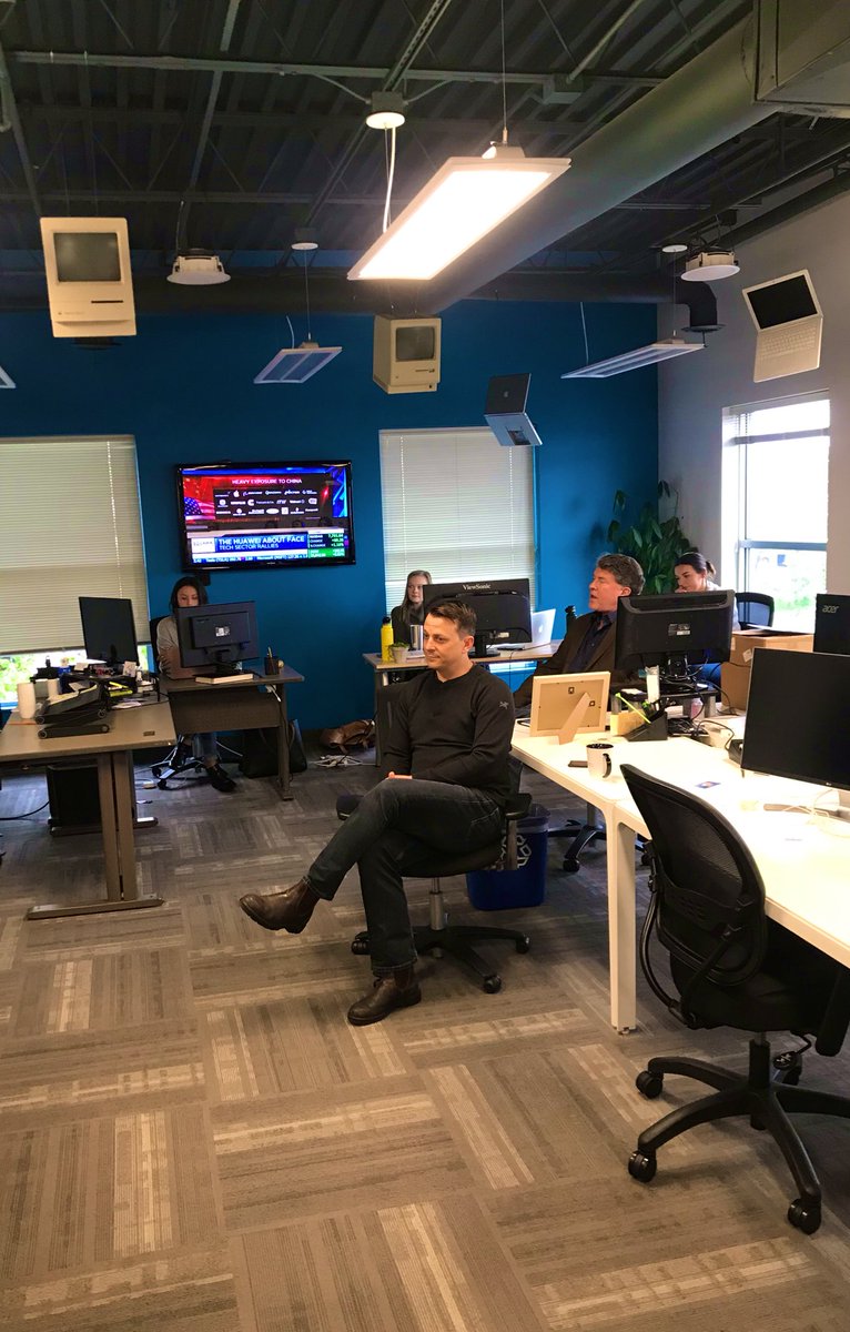 Today I visited the @MAPRagency office in Boulder. I was lucky enough to hear <a href="/wjrigler/">Bill Rigler</a> (Vice President) speak about the amazing stuff they have been doing in the community! #PRBuffs