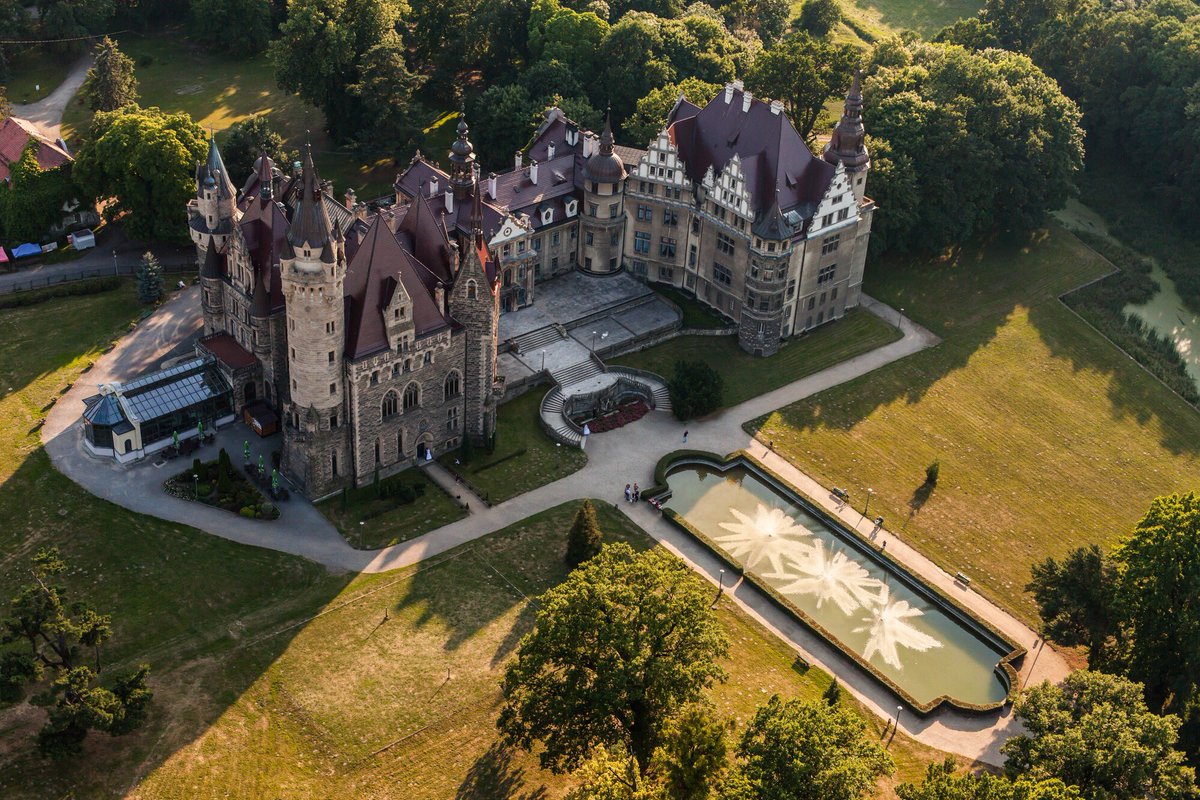 The Moszna Castle (Polish: Pałac w Mosznej) is a historic castle in #Poland that is one of the best-known monuments in Upper Silesia.
