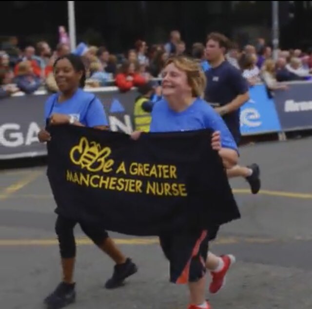 Any opportunity to promote “Be a Greater Manchester Nurse!” At the Great Manchester run