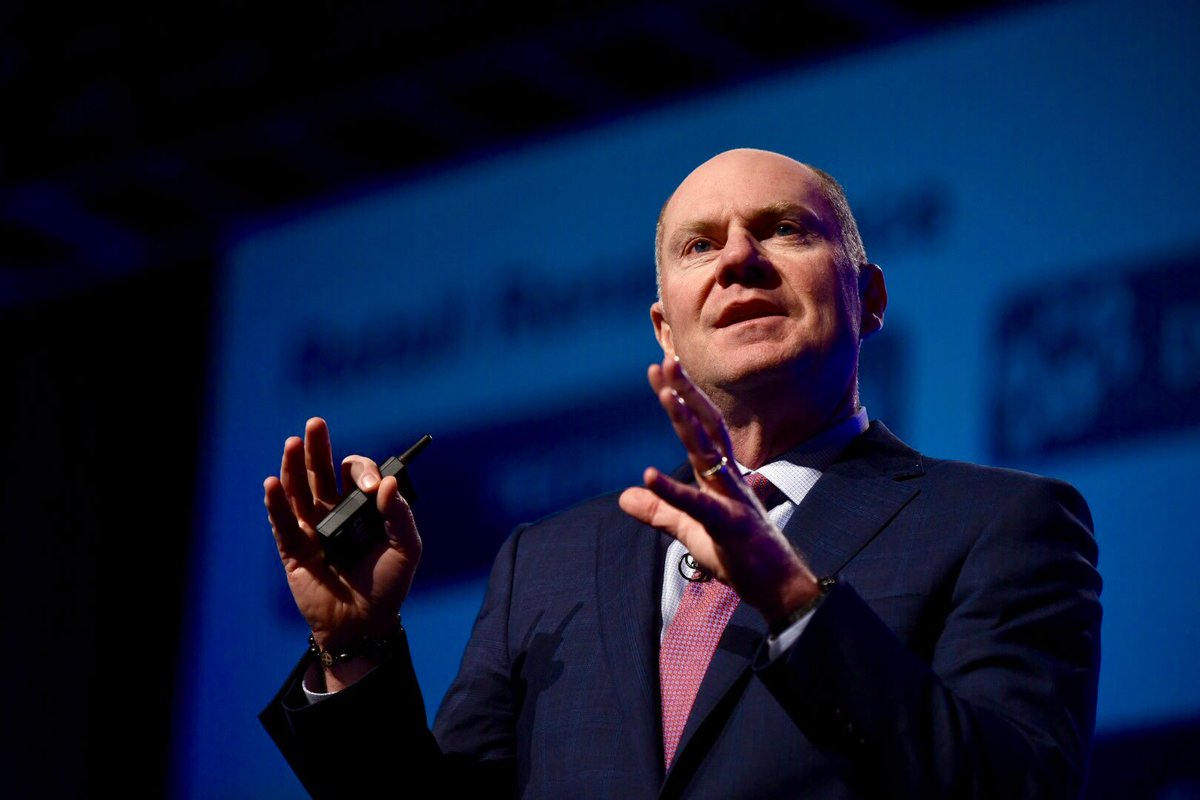 TomMcGeeCEO's tweet image. Truly enjoyed talking about the #retail #renaissance at today’s #ICSCRECon luncheon and keynote featuring @wework partner Julie Rice.