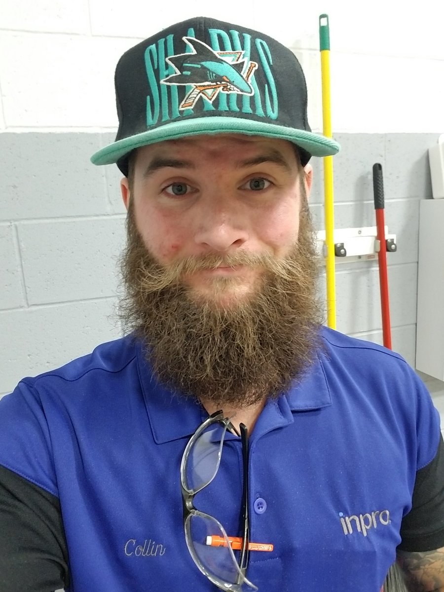 cmonahan16's tweet photo. @Burnzie88 I don't feel like cutting my playoff beard yet! Rally time beardos! #wiscosharksfan #StanleyCup @SanJoseSharks https://t.co/eGIe02mtuL