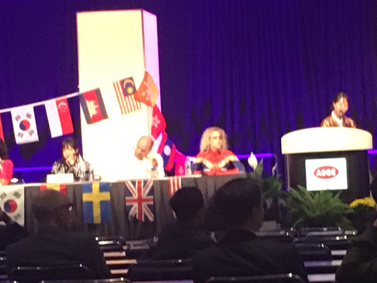 #DDW19 ASGE World Cup. OMG! So many amazing endoscopists........and they do it in costume😄