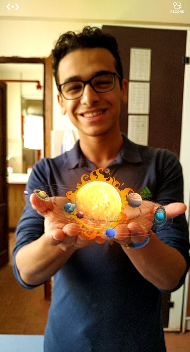 KhloudSamman's tweet photo. @MergeVR Students play and get excited with merge cube .
#thr_red_sea_STEM_school https://t.co/FLIx7eCIVy