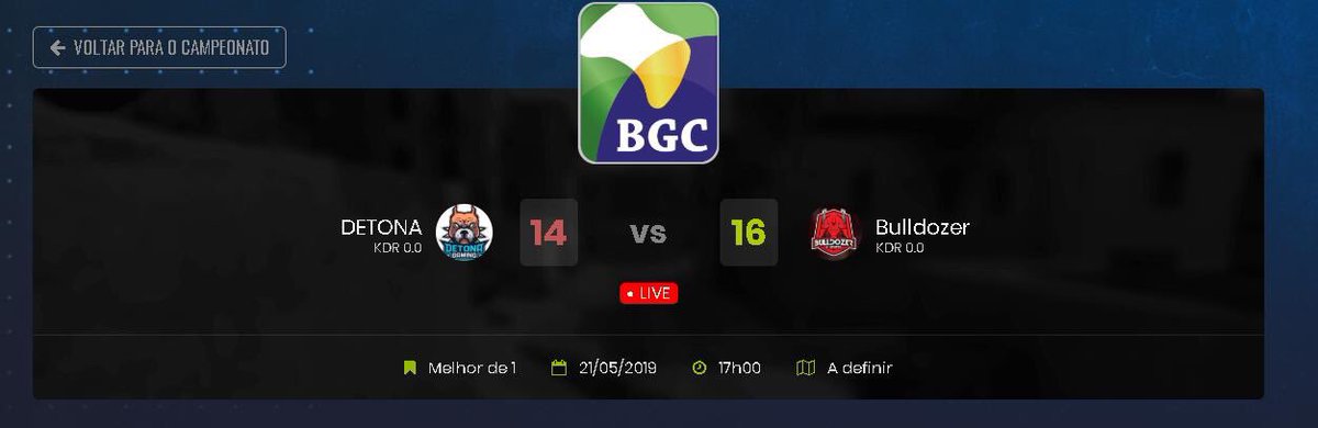 BulldozerGG's tweet photo. #GoBulldozer Acabamos de vencer a @DETONAgOficial por 16x14 pela @BrasilGameCup 👊🏼 🐂 https://t.co/e1QkF7HvX3