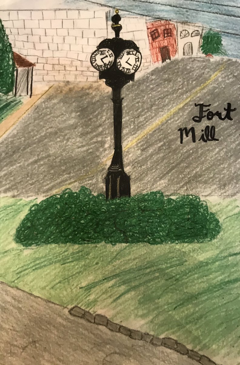 LoriBlasingame's tweet photo. Two of my sixth grade ELA classes were challenged to write something that would benefit the community. This is the result - a 100 page book all about Fort Mill!  They learned so much!   I’m so proud of them!  @btmstimberwolf @FortMillSD #FM21STEAM https://t.co/Me2pRbT7Gn
