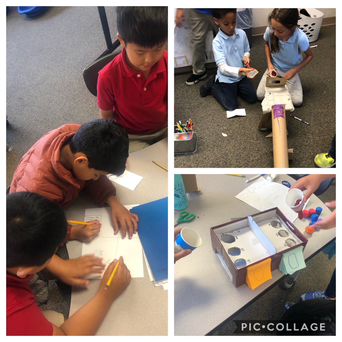 Day of Design Challenge: create a game that could be played at recess on the playground.  These students rose to the challenge and went through the entire design process today and their finished products were so creative! #TUSDthrives <a href="/Heritage_TUSD/">Heritage Elementary</a>