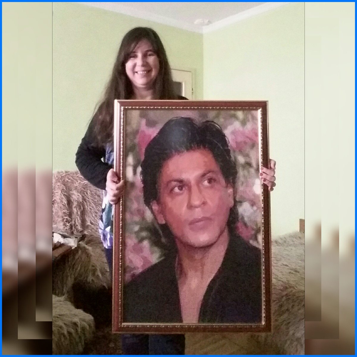 itsClaudeRia's tweet photo. @Te_amo_ShahRukh @iamsrk @nellyivanova8 @SRKUniverse @SRK_RUSSIAN_FC @pooja_dadlani You can see the size and diligence of the work in these photos taken from @nellyivanova8's account...and I hope, many may see this :-)...if ShahRukh sees it he will acknowledge this work of love and handicraft - in his heart anyways &amp; maybe on twitter. https://t.co/452Ncjcllb