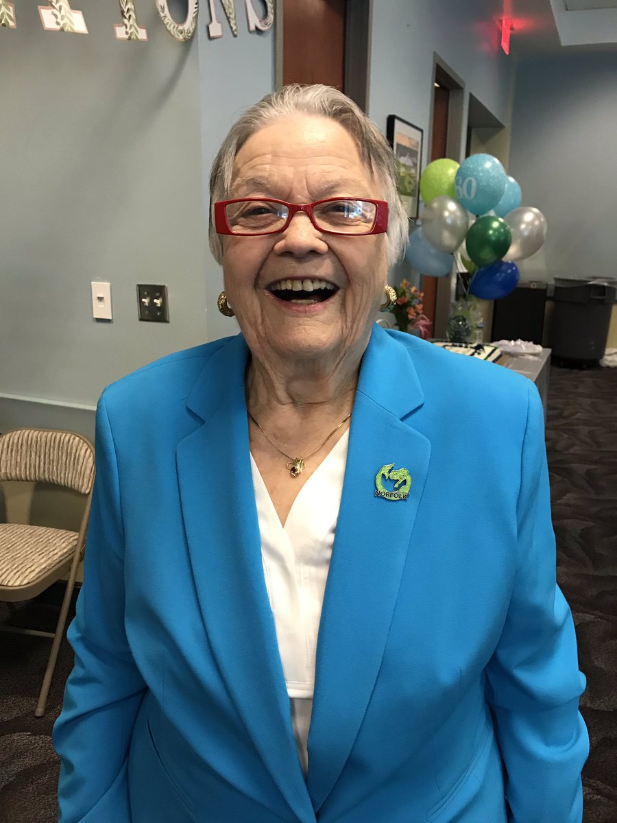 NorfPublicLib's tweet photo. Today we celebrated our very own Doris Johnson’s 60 years with the library! She’s also retiring - thank you Doris for your years of service to the #norfolkva community. You’ve touched so many lives, and we won’t be the same without you.
#60years #librarylegend with @NorfolkVA https://t.co/40xSi71vtx