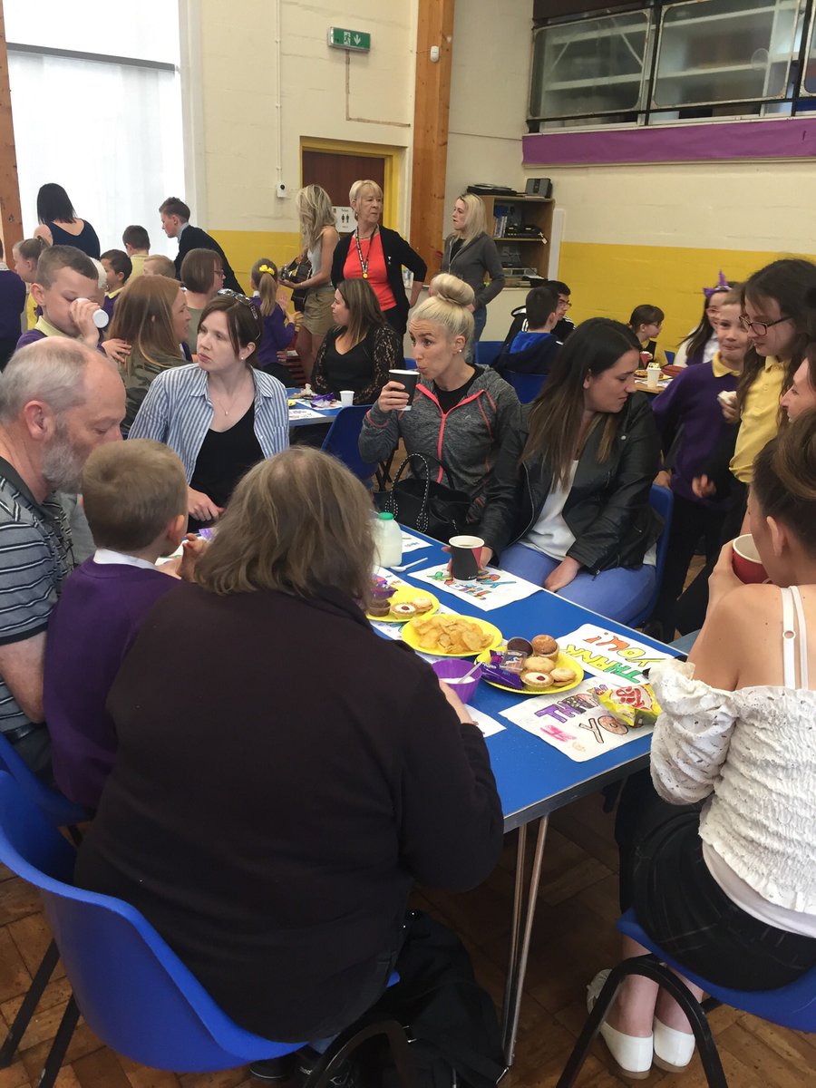 MissMostyn's tweet photo. Thanks you to parents, carers, relatives and friends who came to P3 and P3/2’s coffee morning.  We managed to raise £412 for Strathcarron Hospice.  Well done to the pupils for all their efforts to support this local charity.  @MrsDoudie_P3 https://t.co/x61G8murIP