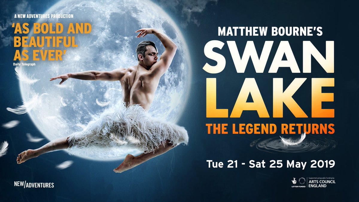 Lubycat's tweet photo. I think Mathew Bournes Swan Lake @SheffieldLyceum is the best production I’ve ever seen https://t.co/1UYvLit3Ju