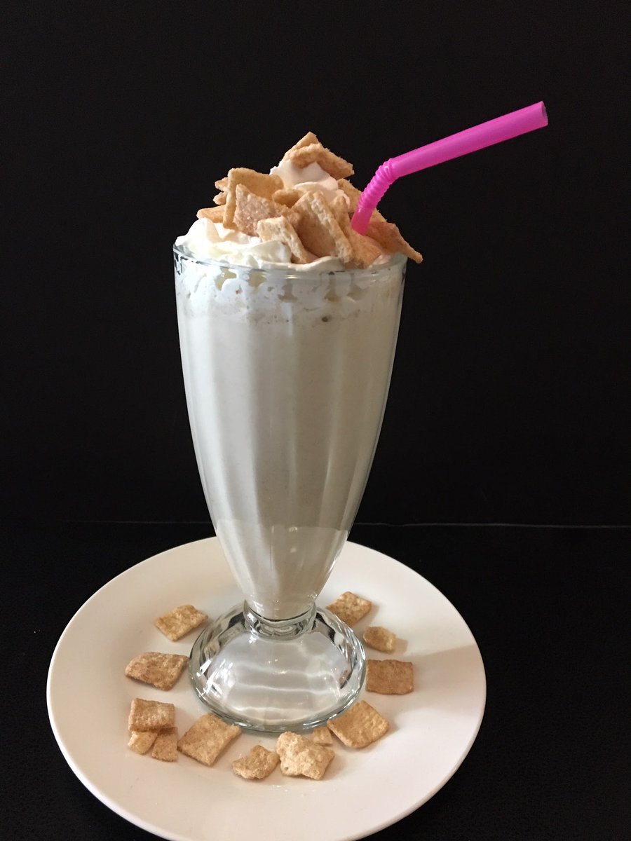 Milkshake of the week-Now through May 29th
Cinnamon Toast Crunch-
Gotta love those tasty squares (all blended up with vanilla ice cream)